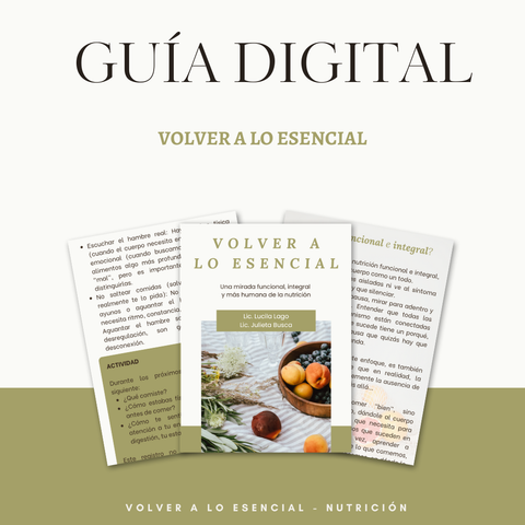 Volver a lo esencial