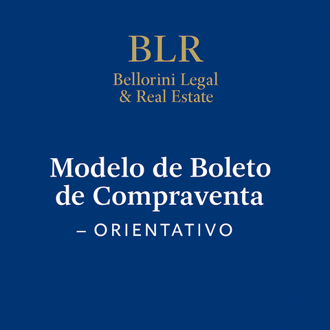 Modelo de Boleto de Compraventa