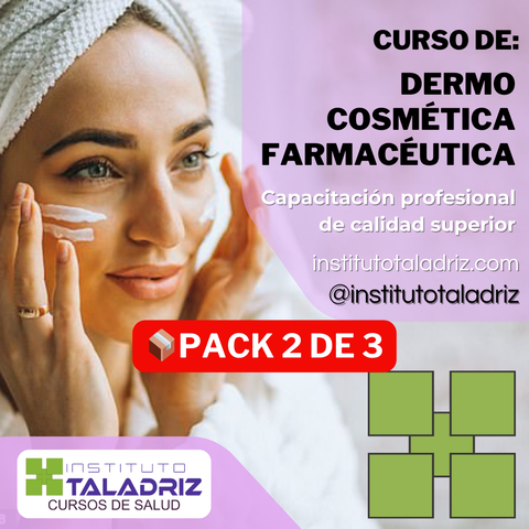 Dermocosmetica Farmaceutica 💄| Curso | Pack📦 2 de 3
