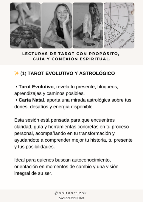 Tarot Evolutivo y Astrológico con Ana