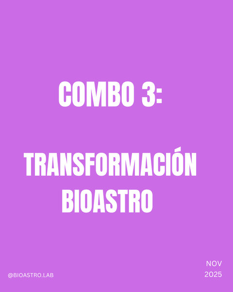 🌀 COMBO 3 — “Transformación BioAstro”
