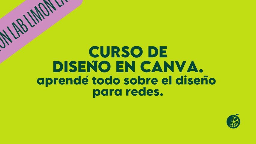 Aprendé a diseñar con Canva.