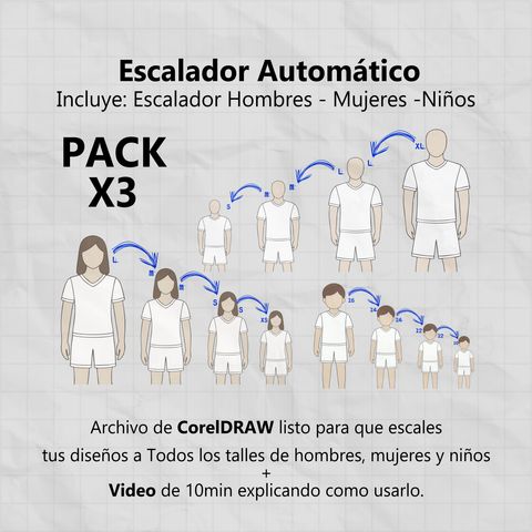 Escalador automático - Mujer