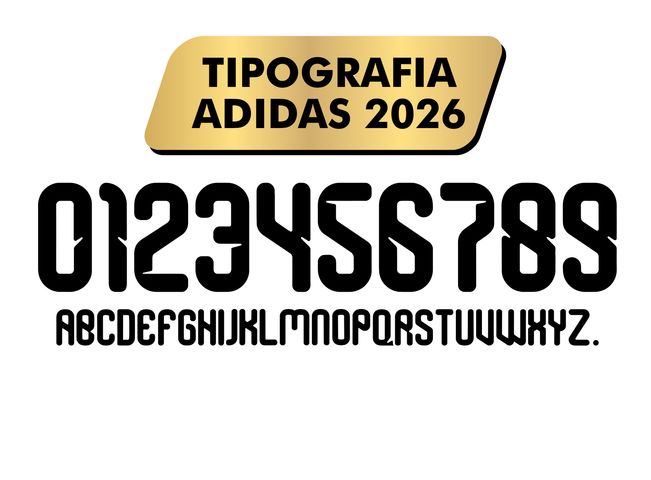 Tipografia ADIDAS 2026 ACTULIZADA