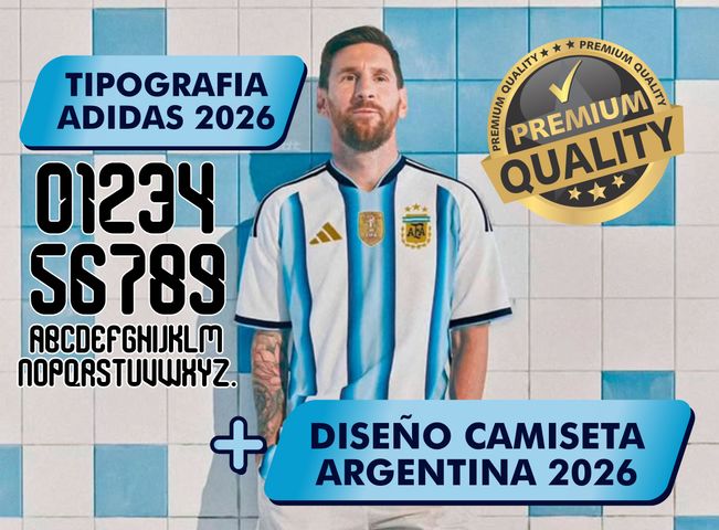 Tipografía adidas + Diseño argentina