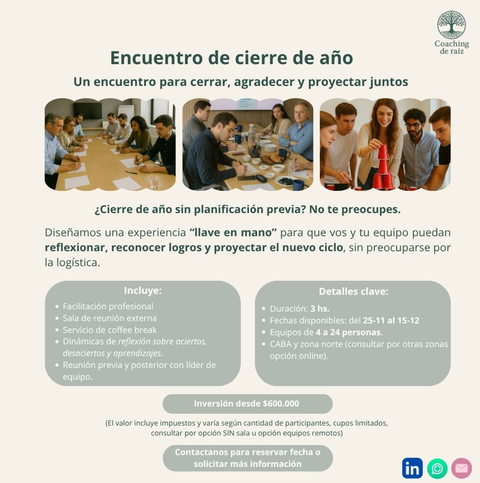 Encuentro de Cierre de año con propósito