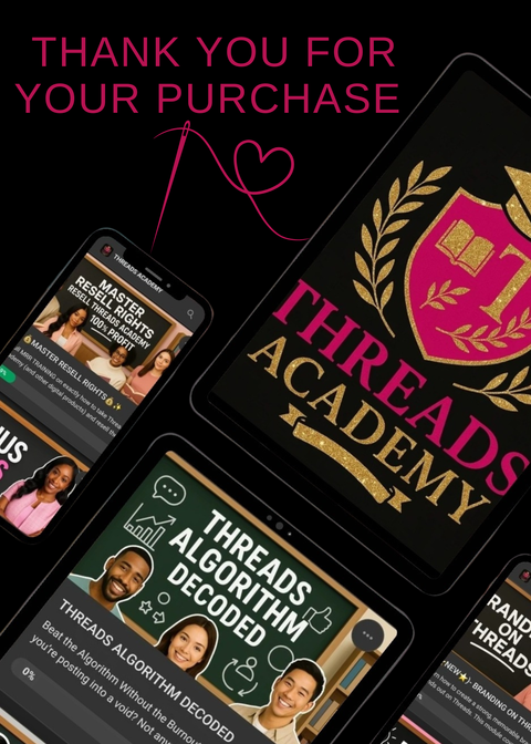 Threads Academy – Master Resell Rights