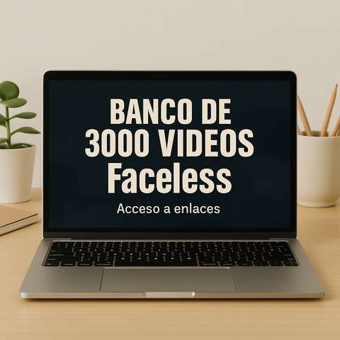 Banco de 3000 Videos Faceless | 3000 Faceless Videos Bank