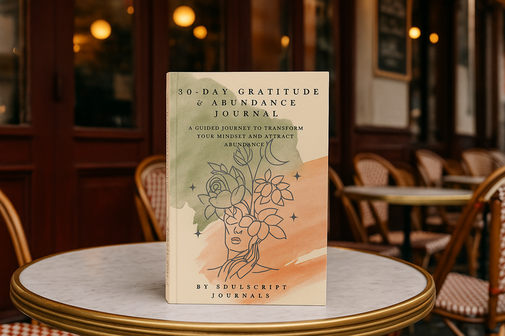30-Day Gratitude & Abundance Journal (Printable PDF)