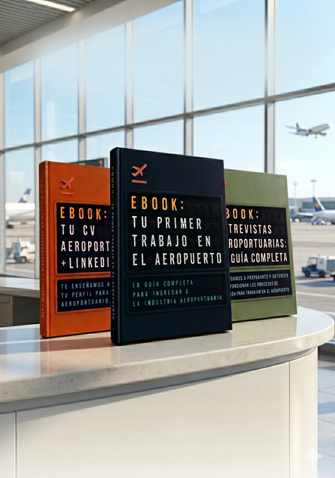 Pack EBOOKS: Tu Carrera Aeroportuaria de cero a PROFESIONAL ✈️