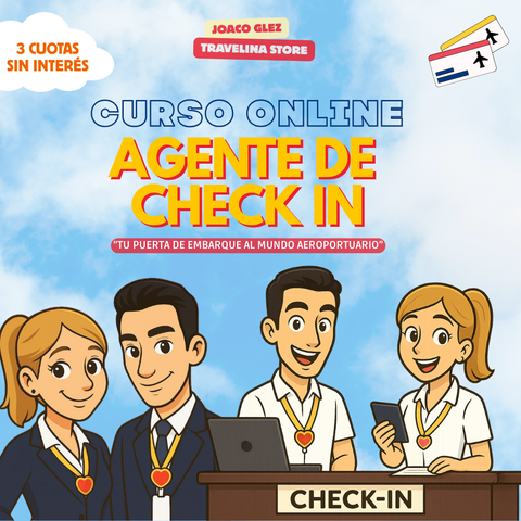 CURSO ONLINE DE AGENTE DE CHECK IN ✈️ 