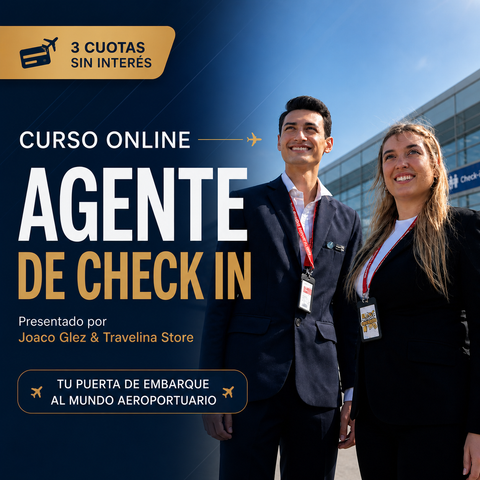CURSO ONLINE DE AGENTE DE CHECK IN ✈️ + EBOOK de regalo!