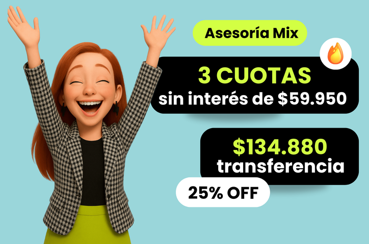 ⚡Asesoría MIX - 1 sesión de 60 minutos