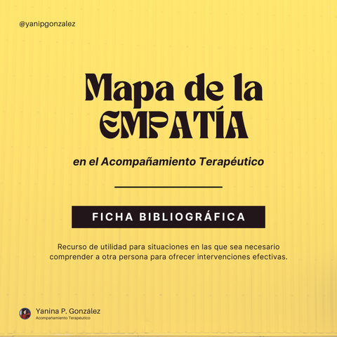 Mapa de la empatía en el Acompañamiento Terapéutico