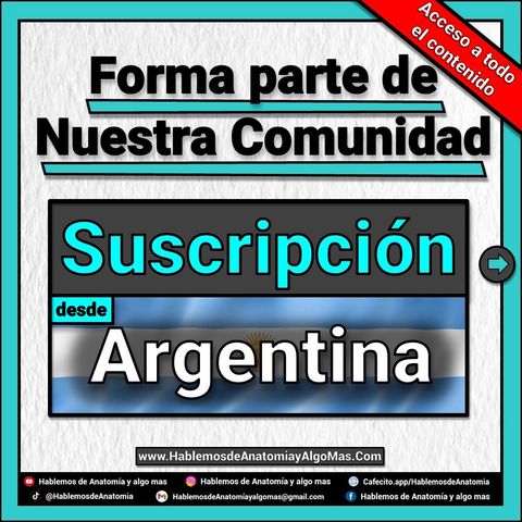 Suscripción desde ARGENTINA