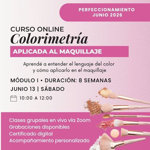 Curso Online - Colorimetria aplicada al maquillaje