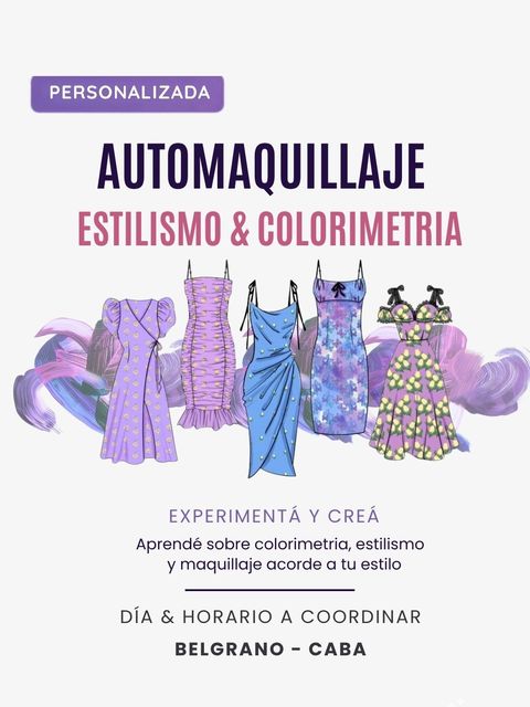 Automaquillaje, estilismo y colorimetria - 1:1 PRESENCIAL