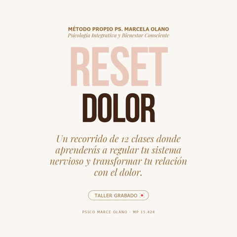Reset Dolor: Entrenamiento Integral para el Alivio del Dolor Crónico