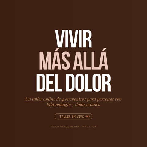 EN VIVO | Vivir más allá del dolor: Taller de Fibromialgia