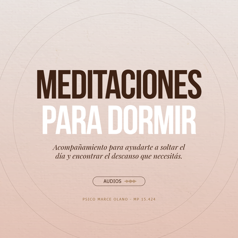 Meditaciones para dormir