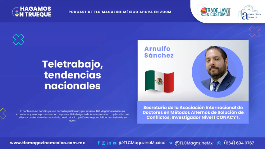 Teletrabajo, tendencias nacionales con Arnulfo Sánchez