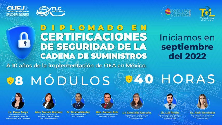 AGOTADO - Diplomado en Certificaciones de Seguridad de la Cadena de Suministros