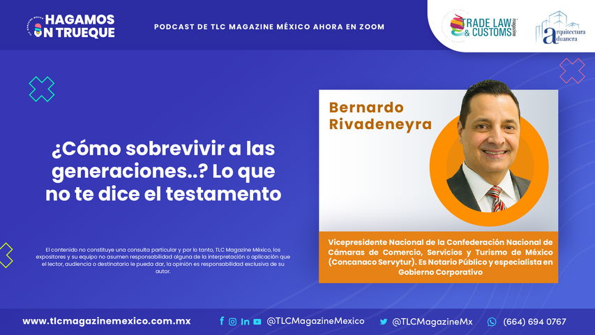 ¿Cómo sobrevivir a las generaciones...? Lo que no te dice el testamento por Bernardo Rivadeneyra