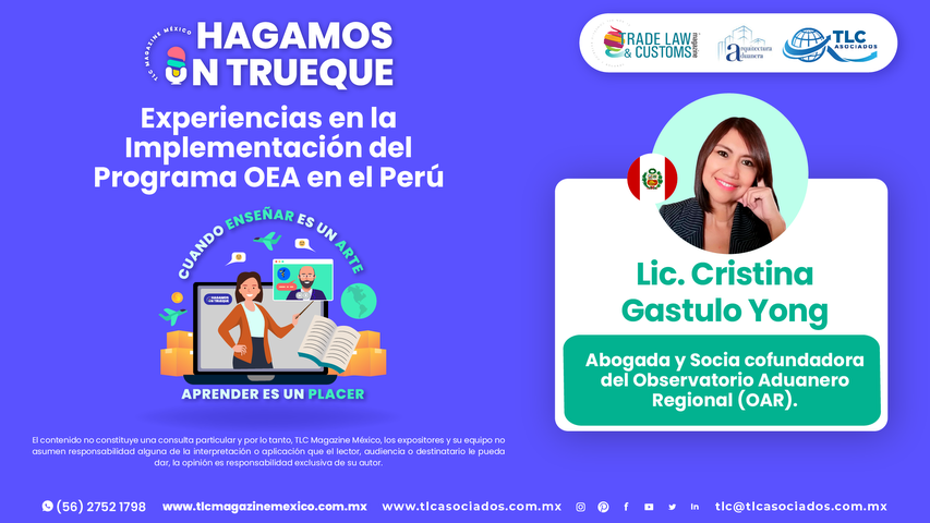 Hagamos un Trueque - Experiencias en la Implementación del Programa OEA en el Perú por la Lic. Cristina Gastulo Yong