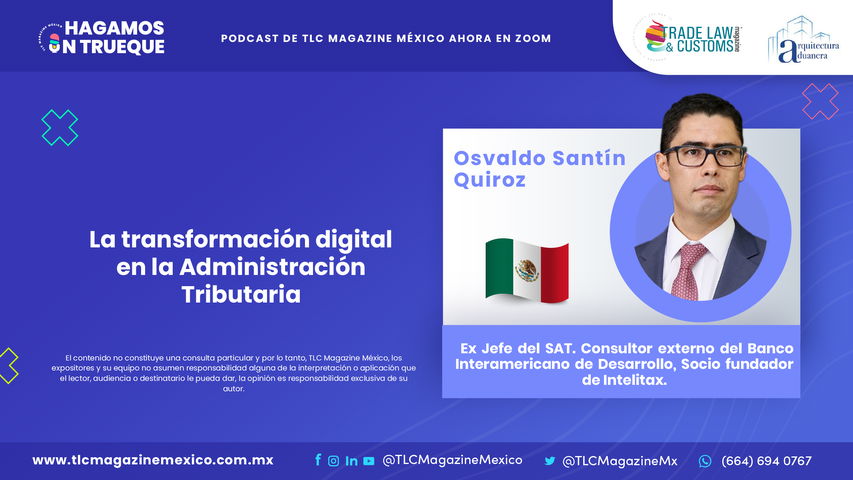 La transformación digital en la Administración Tributaria con Osvaldo Santín Quiroz