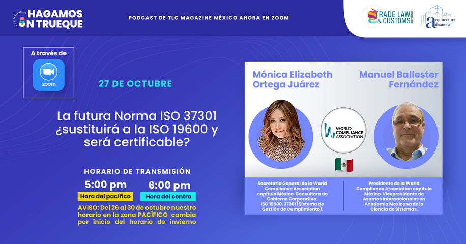 La futura Norma ISO 37301 ¿sustituirá a la ISO 19600 y será certificable? por Mónica Elizabeth Ortega Juárez y Manuel Ballester Fernández