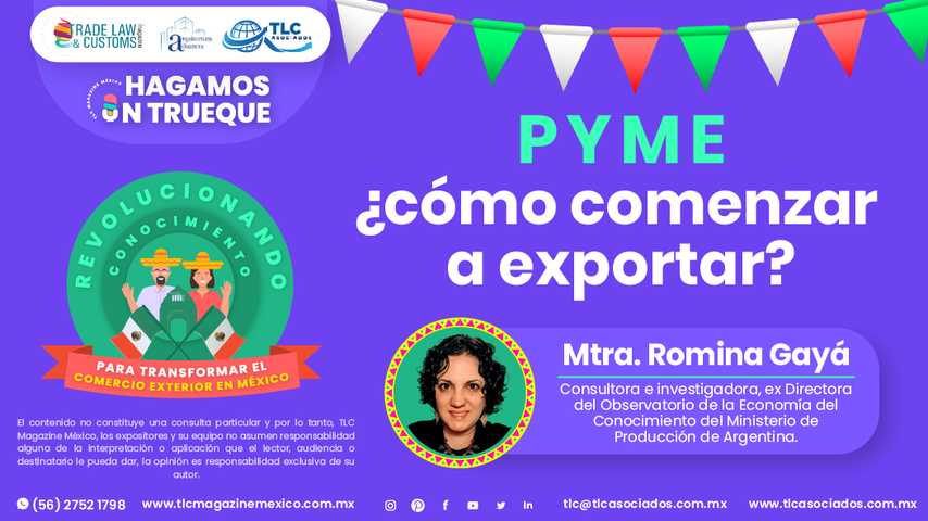 Hagamos un Trueque - PYME, cómo comenzar a exportar por la Mtra. Romina Gayá