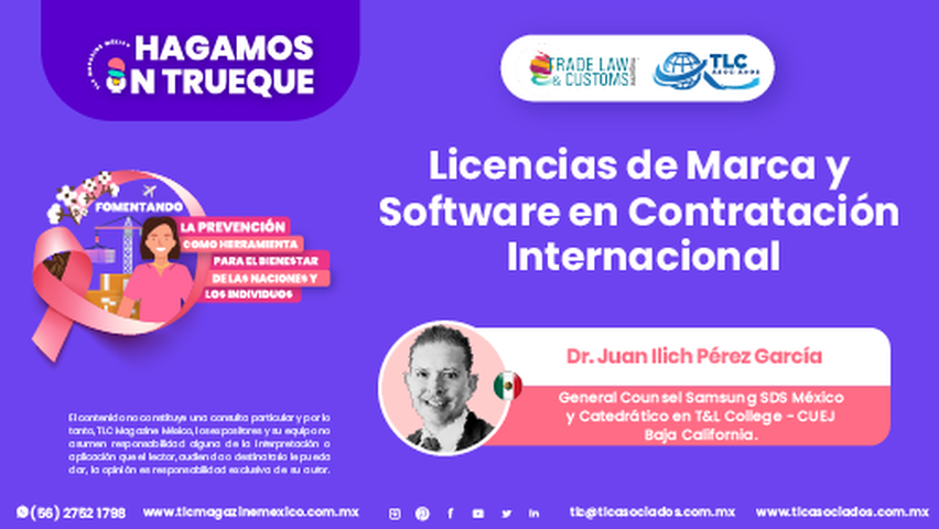 Hagamos un Trueque - Licencias de Marca y Software en Contratación Internacional por el Dr. Juan Ilich Pérez García