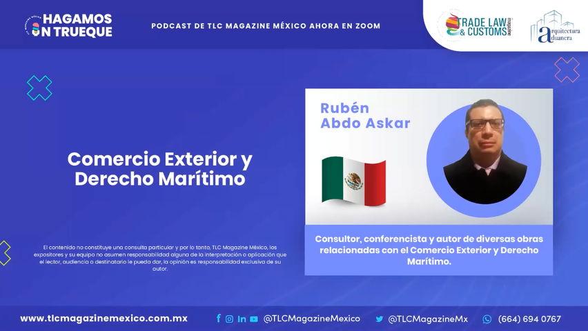 Comercio Exterior y Derecho Marítimo con Rubén Abdo Askar