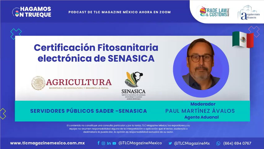 Certificación Fitosanitaria electrónica de SENASICA con Paul Martínez Ávalos