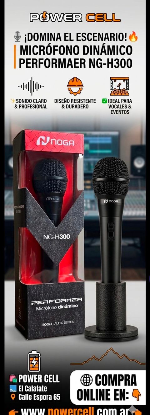 Microfono dinámico noga