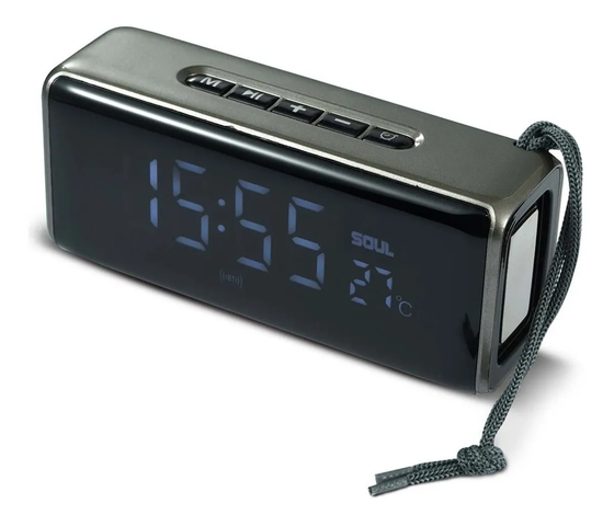 Parlante Bluetooth Usb Soul Xs450 Vintage Reloj Correa