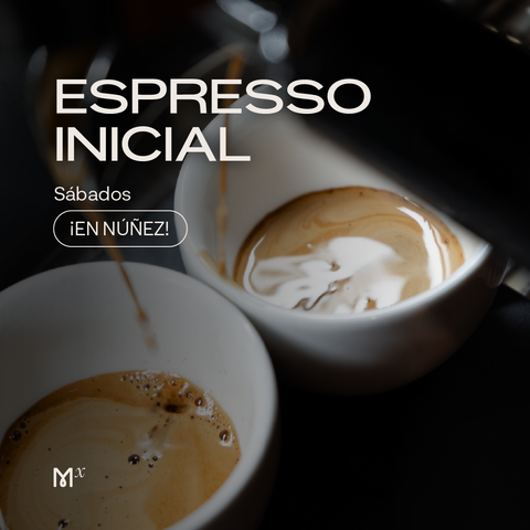 Taller de ESPRESSO INICIAL {SÁBADOS} (Sábado 16 de Mayo 2026 10:00 hs.)