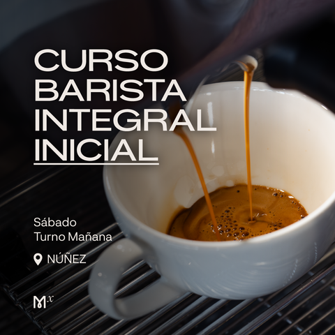 CURSO BARISTA INICIAL INTEGRAL {SÁBADOS} ABRIL T. MAÑANA