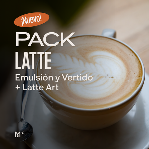 PACK LATTE · EMULSIÓN, VERTIDO Y LATTE ART - AGOSTO