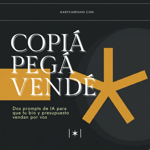 Copiá. Pegá. Vendé.