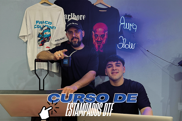 CURSO DE ESTAMPADOS DTF AURAGLOW 