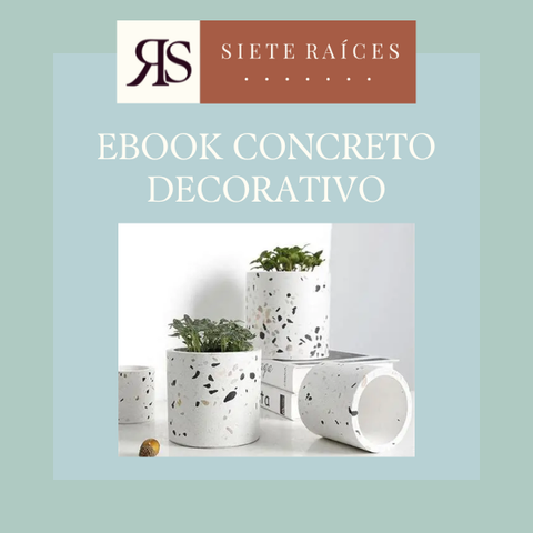 Ebook “Concreto Decorativo” – Guía práctica para crear y emprender