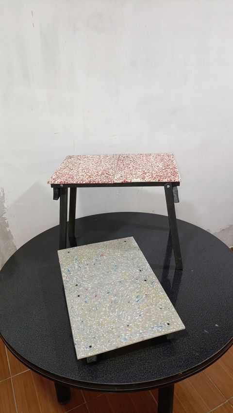 Mesa matera plegable 