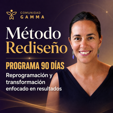 MÉTODO REDISEÑO GAMMA - Programa de 90 días para rediseñar tu identidad y crear resultados reales en tu vida