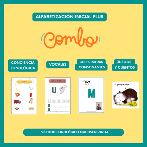 Combo Alfabetización inicial plus