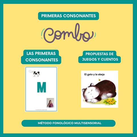 Combo Enseñanza de las primeras consonantes 