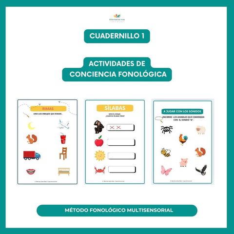 Cuadernillo de Conciencia Fonológica