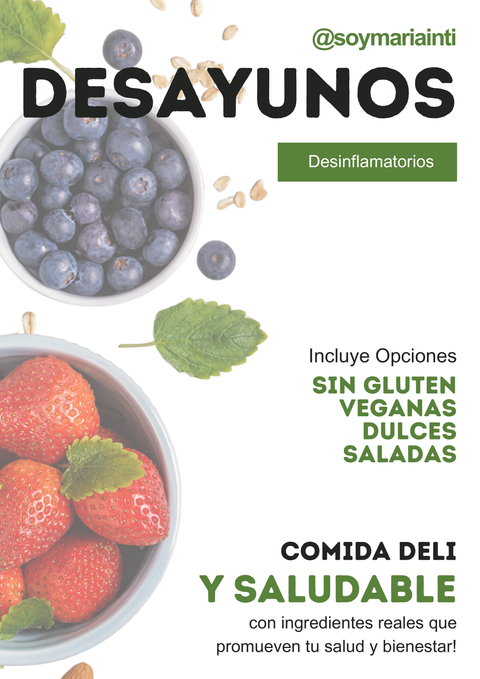 DESAYUNOS DESINFLAMATORIOS 