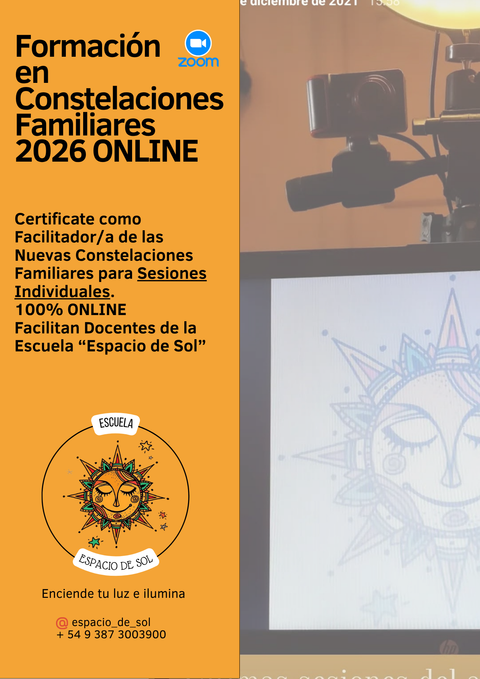 Inscripción Formación en Constelaciones Familiares - OnLine
