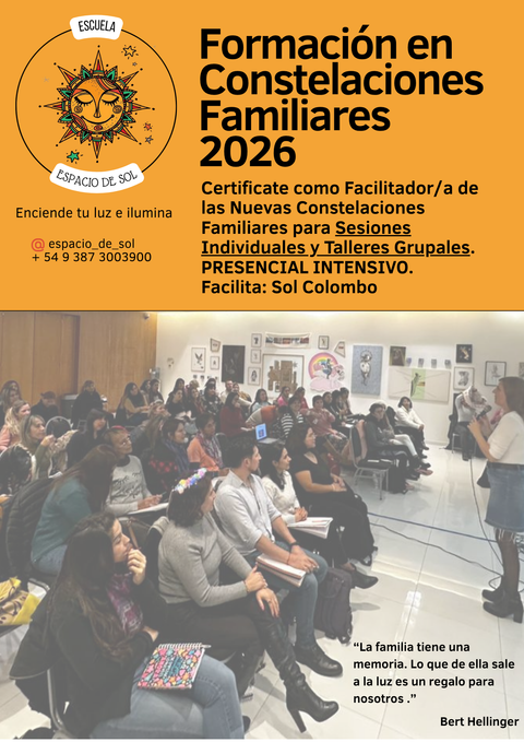 Inscripción a Formación en Constelaciones Familiares - Presencial